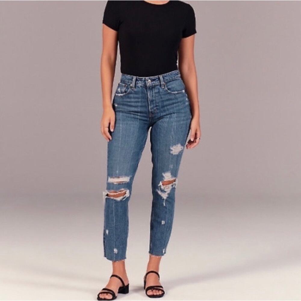 ABERCROMBIE & FITCH | The Skinny High Rise Jeans | 6